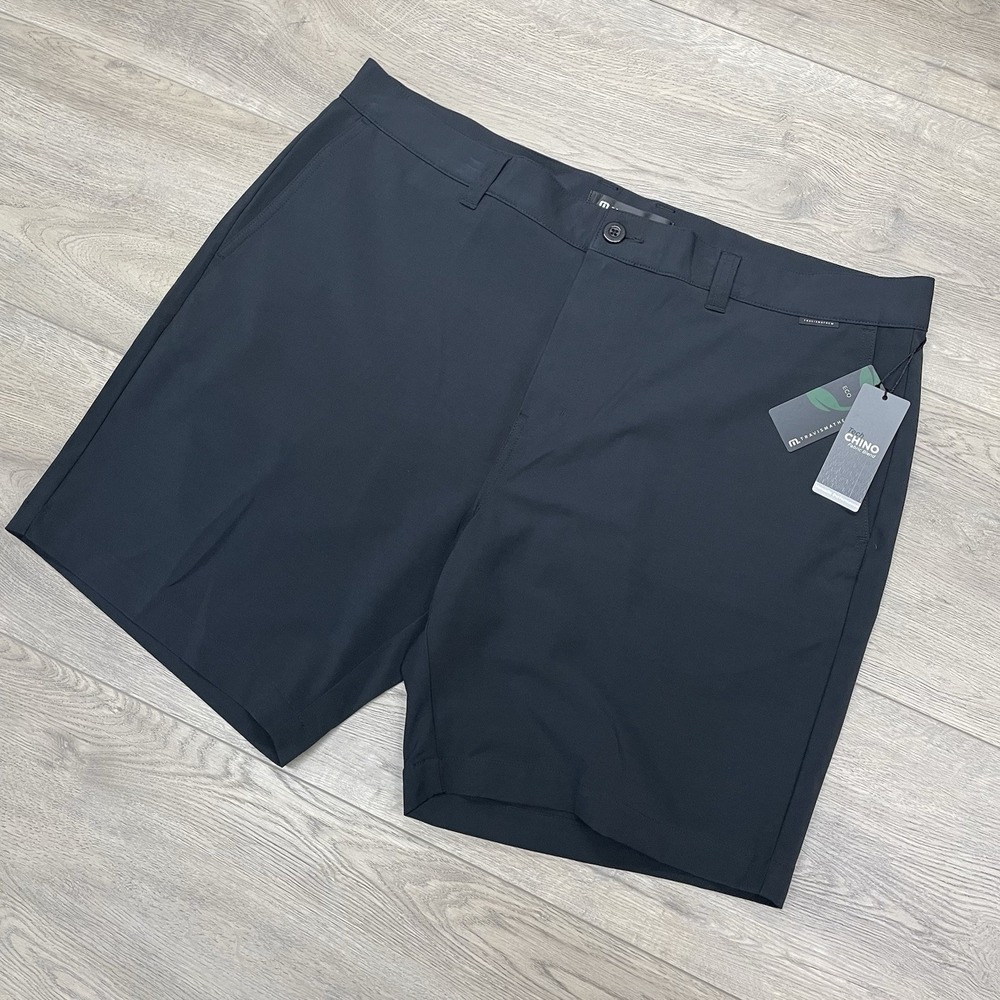 NWT Travis Mathew Tech Chino Short Black Men Sz 40 Golf Casual